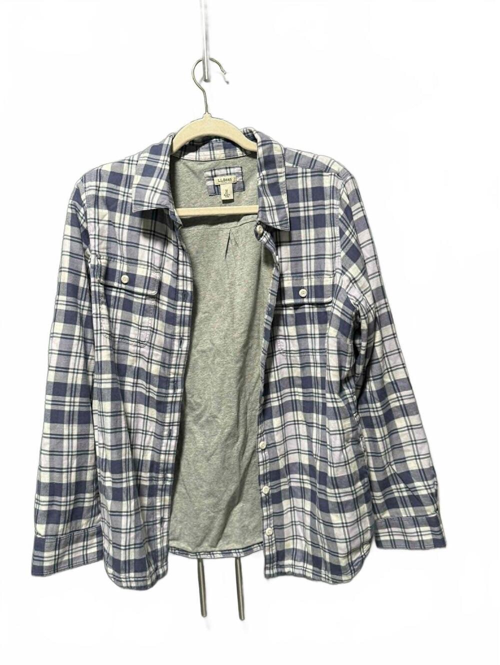 L.L.Bean Medium Regular Plaid Shirt Jacket